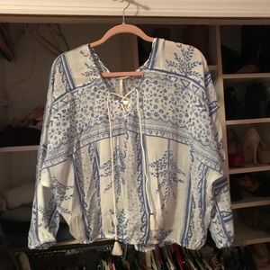 Free People Flowy Blouse!